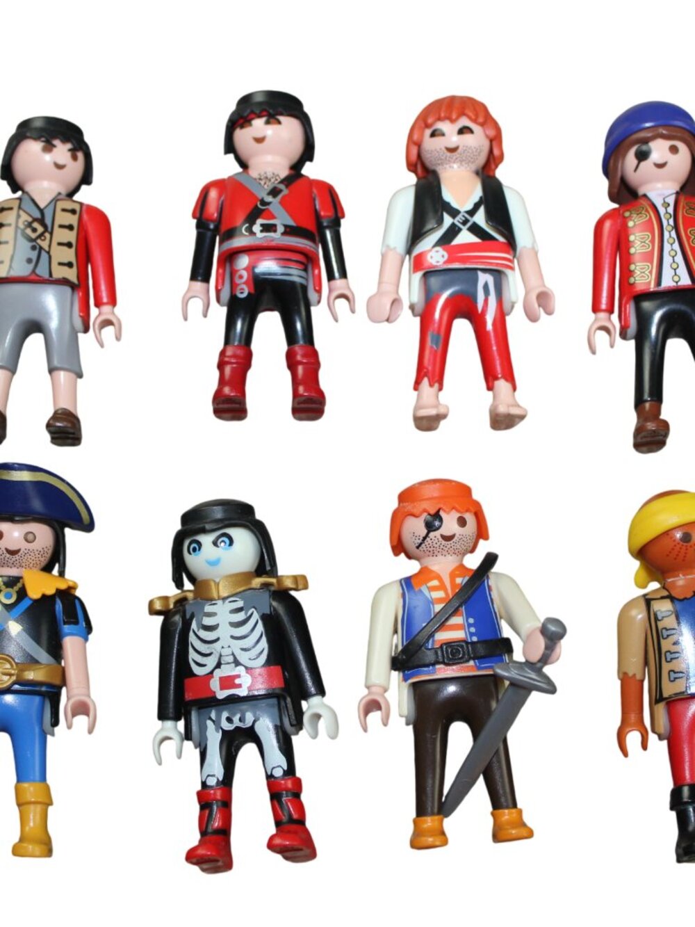 Playmobil Pirates 5814 Ghost Captain Figure Toy People Lot of 8 Replacements